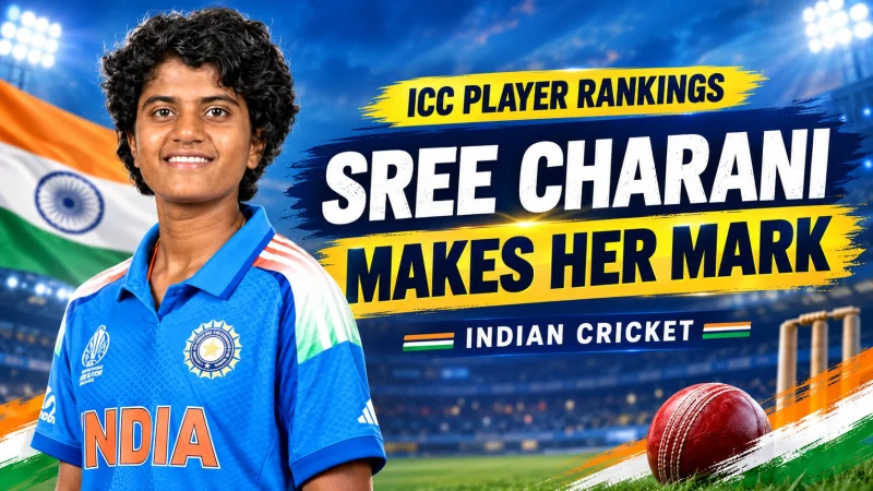 ICC ర్యాంకింగ్స్‌లో శ్రీచరణి ప్రపంచ రికార్డు.. 817 పాయింట్లతో నంబర్ వన్