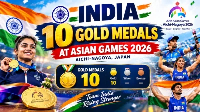 ఆసియా క్రీడల్లో భారత్‌కు ఒకే రోజు 4 స్వర్ణాలు.. ఆర్చరీ, షూటింగ్‌లో రికార్డులు